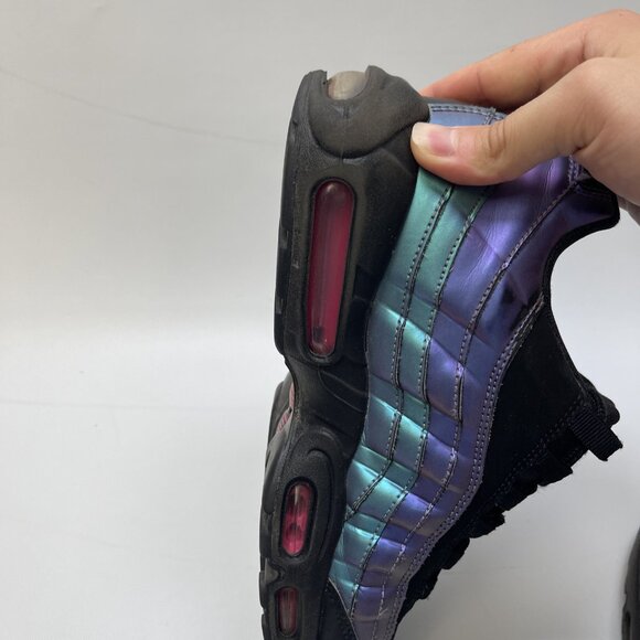 Nike Air Max 95 Black Premium Throwback 2019 538416-021 Shoes Men Size 9.5 READ - Picture 12 of 16